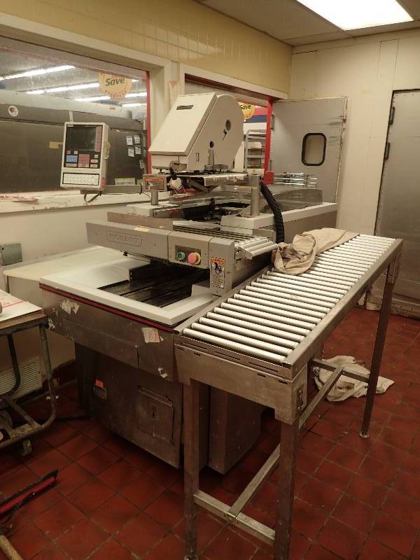lot 4303 image: Hobart UWS Commercial H.D Programmable Conveyor Ultimate Wrapping System