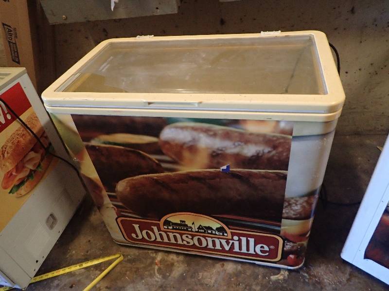 lot 4340 image: Commercial Ice Cream Freezer Cabinet
