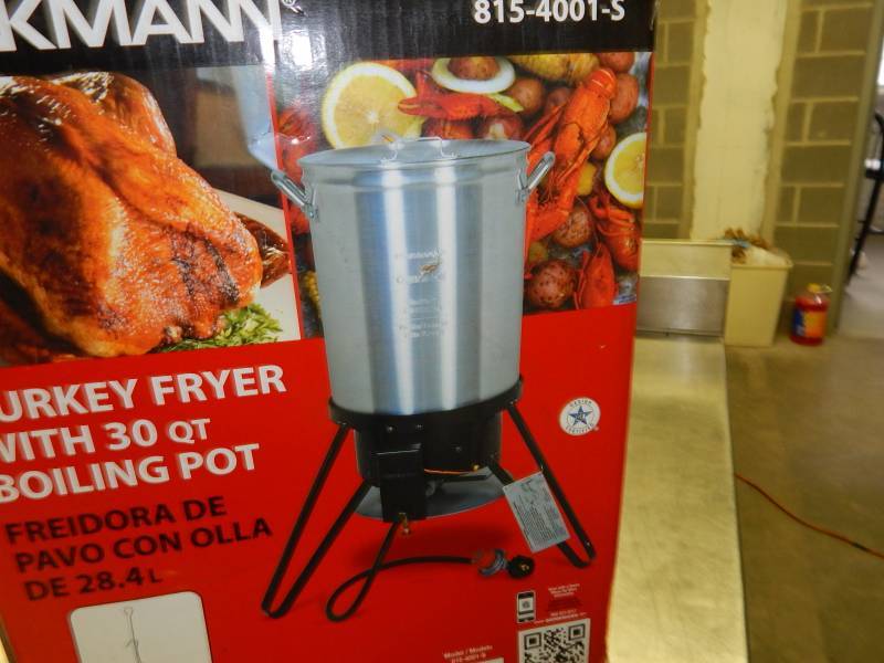 Brinkmann Turkey Fryer 30qt Boiling Pot 81540015 New Old Stock