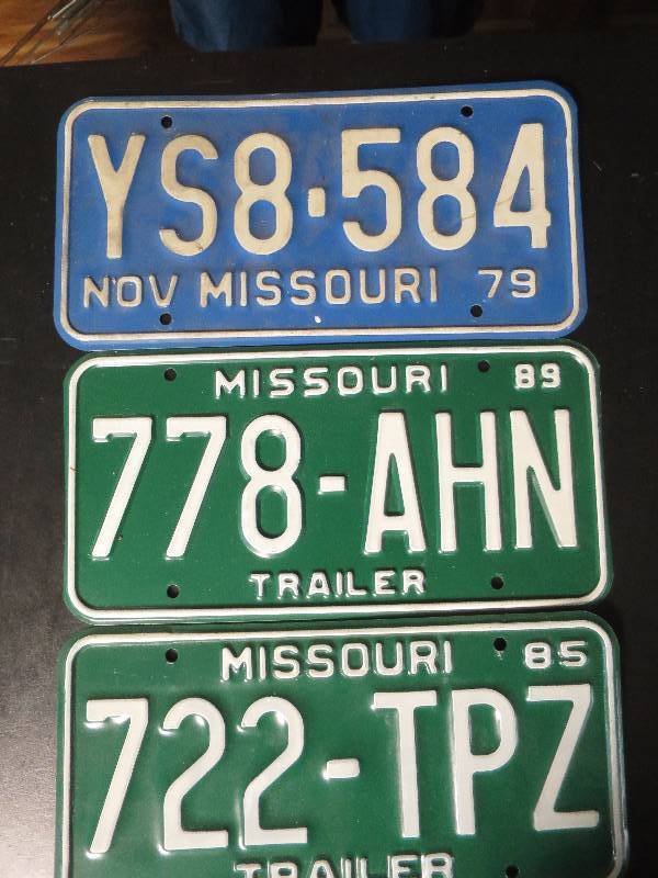lot 224 image: Lot of Motorcycle License Plates