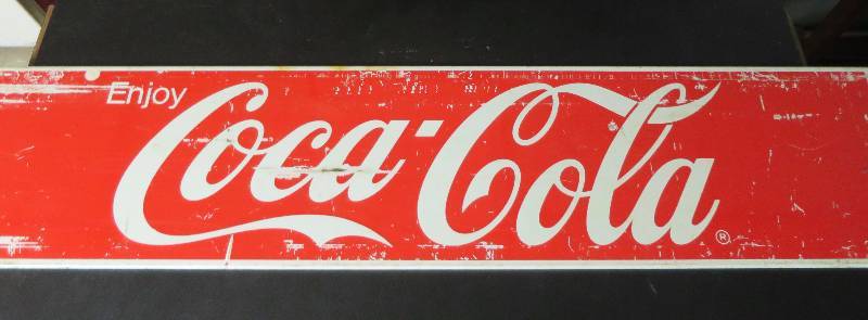 lot 229 image: Metal Coca Cola Sign