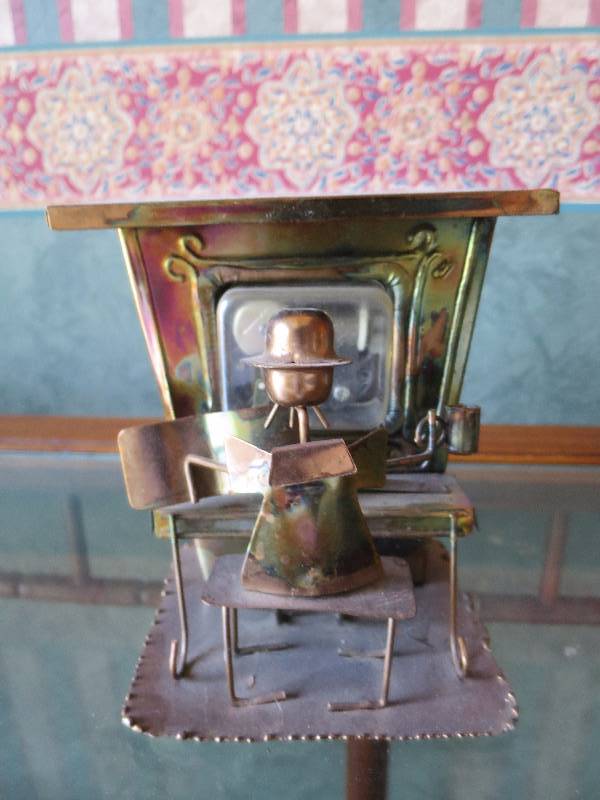 lot 249 image: Metal Music  Box