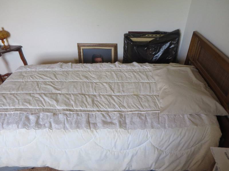 lot 259 image: Twin Size Bed with Headboard