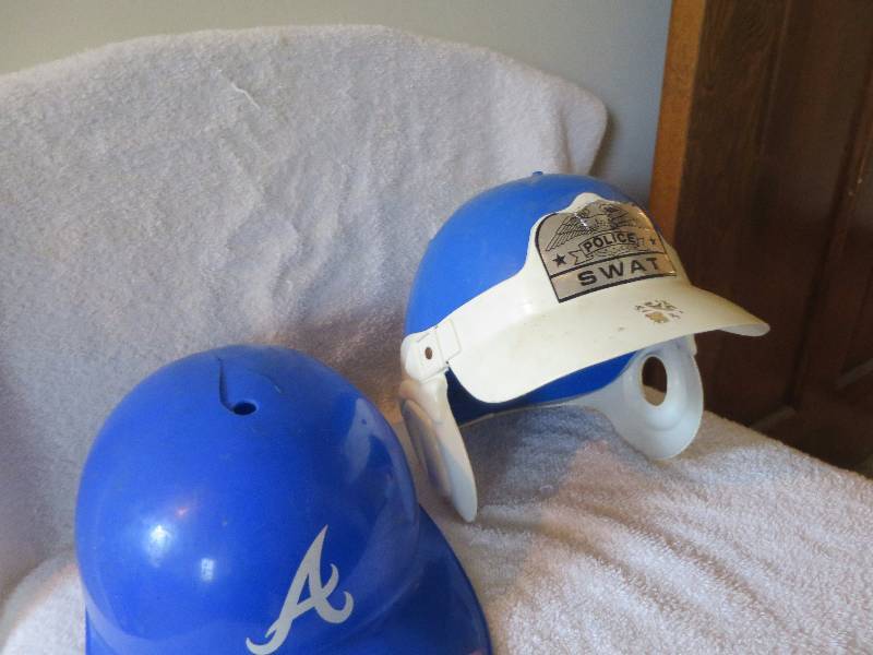 lot 105 image: Pair of Toy Helmets