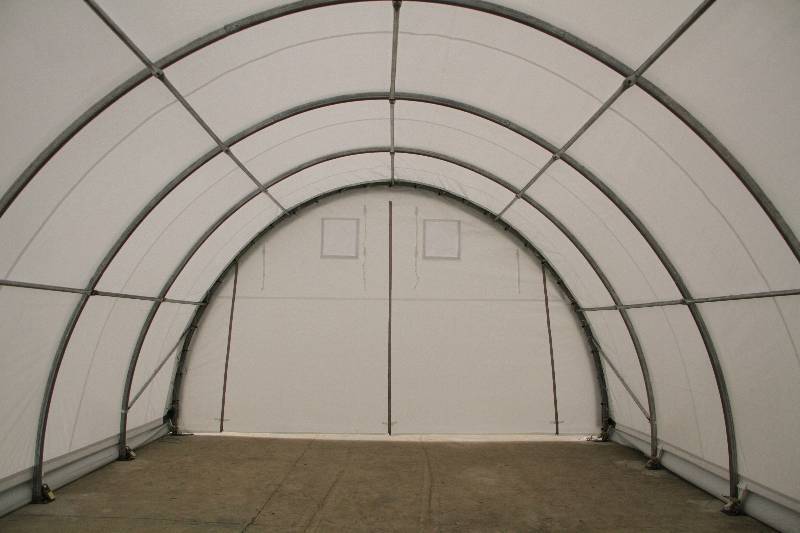 New 20X30x12 Canvas Fabric Storage Building White Ajlr 