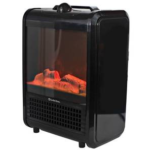 lot 143279 image: Comfort Zone Mini Electric Fireplace Space Heater