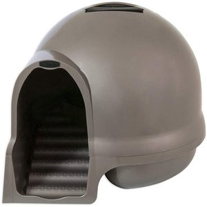 lot 143289 image: Petmate Booda Dome Clean Step Cat Litter Box Grey