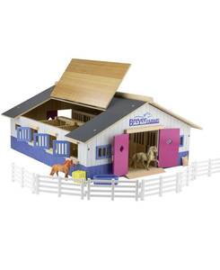 lot 342542 image: Breyer Horses Breyer Farms 132 Scale Deluxe Play Set, 19 Piece