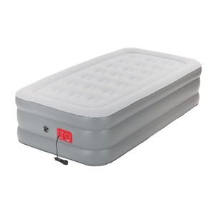 lot 342551 image: Coleman SupportRest Elite Double-High Inflatable Air Mattress Bed with Built-In Pump, Twin Retail $88.58