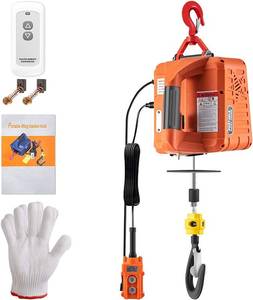 lot 442536 image: 110v Electric Hoist Winch Ac Corded Version 885000 Hoisting Pullzall 7.6m 120v, Retail $172.99