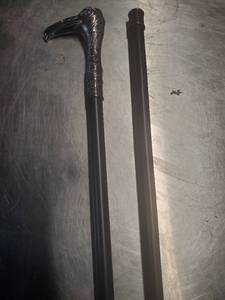 lot 442540 image: Steel Walking Cane With Vulture Head Top
