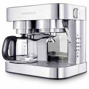 lot 542570 image: Espressione Combination Espresso Machine & 10-Cup Drip Coffeemaker Retail $250