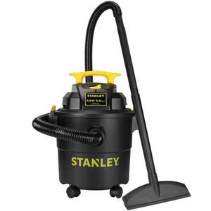 lot 542655 image: Stanley SL18115P WetDry Vacuum, 5 Gallon, 4 Horsepower, 4.0 HP AC, Black Retail $60