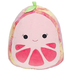 lot 542657 image: Squishmallow 14-Inch Grapefruit - Scented Add Kaldette to Your Squad, Ultrasoft Stuffed Animal Large Plush Toy, Official Kellytoy Plush