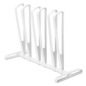lot 642677 image: Whitmor 3 Pair Boot Rack - Adjustable Heavy Duty Frame - White - 10.25 x 22.25 x 17.25inch