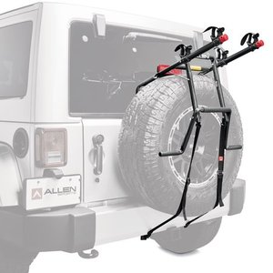 lot 642687 image: Allen Sports Deluxe 2-Bicycle Spare Tire Mounted Bike Rack Carrier, 322DN