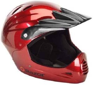 lot 642695 image: Razor Full Face Youth Helmet, Black Cherry