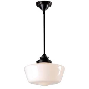 lot 843320 image: Kenroy Home Cambridge Blackened Oil Rubbed Bronze 1 Light Pendant