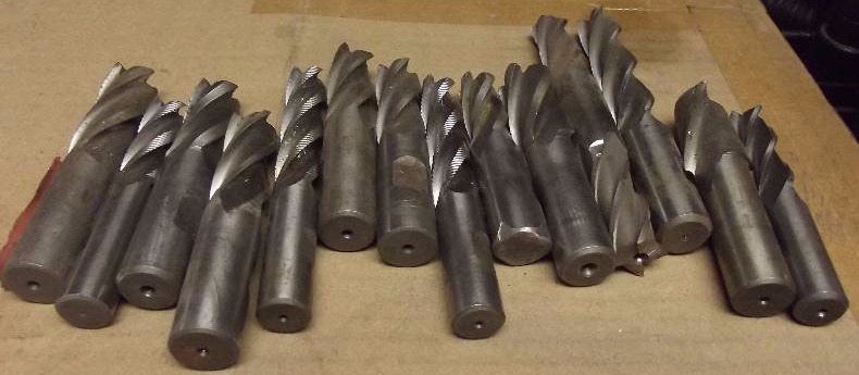 lot 1778 image: 14 Qty Large End Mills