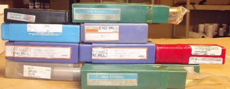 lot 1779 image: 10 Qty Large End Mills
