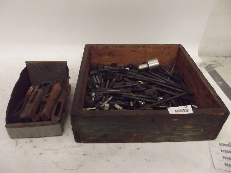 lot 1807 image: Large Qty Milling Machine Hold downs T-Nuts and Bolts