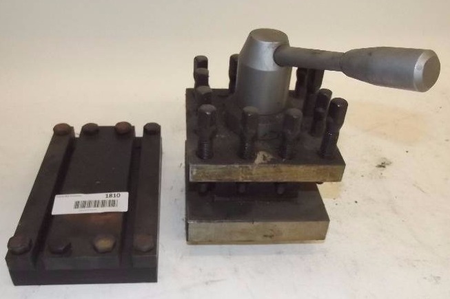 lot 1810 image: Lathe Tool Rest and Machine extension Block