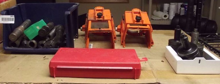 lot 1811 image: R8 Collet Set, Drill Mill Cutter Shields and Knife Sharpener