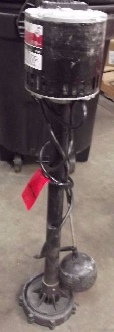 lot 1821 image: Used Pedestal Sump Pump