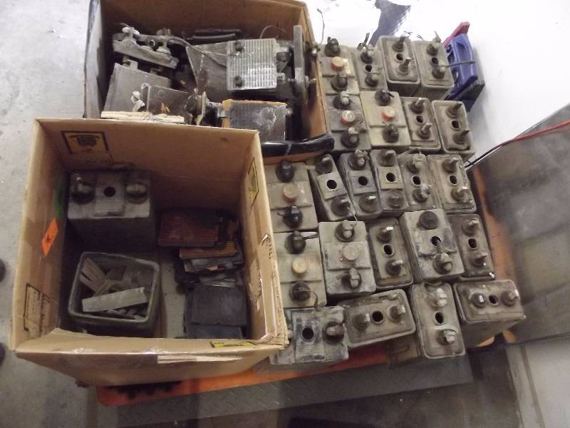 lot 103 image: Farm Lighting Batteries Exide 1000 LBS Glass and Lead Scrap