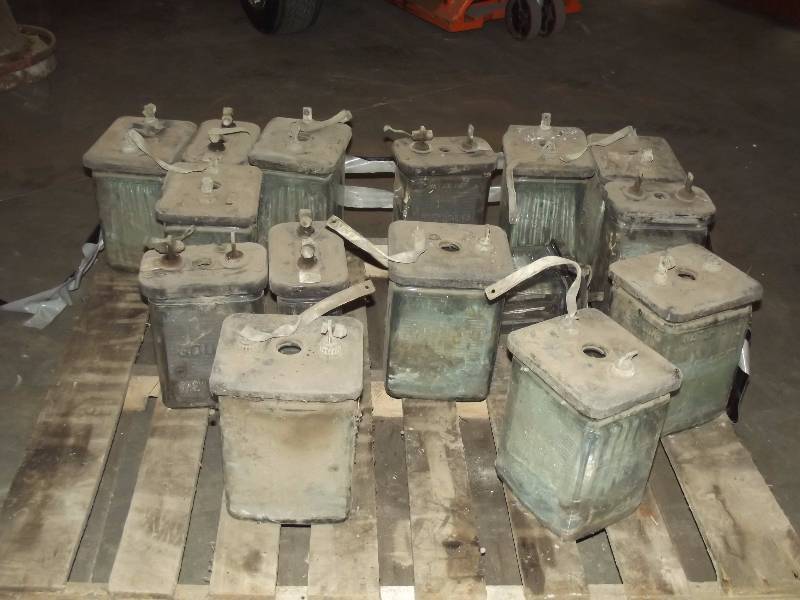 lot 109 image: Farm Lighting Batteries Exide Delco 423 LBS Glass and Lead Scrap
