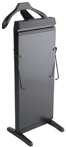 lot 11847 image: Corby 3300B Pants Press with Automatic Shut Down and Manual Cancel Options, Black Ash Finish