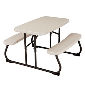 lot 11857 image: Lifetime 280094 Kids Picnic Table, Size 1, Almond