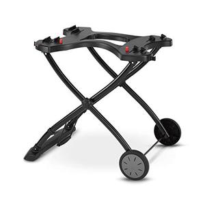lot 11890 image: Weber 6557 Q Portable Cart, 28.2 x 21 x 25, Black