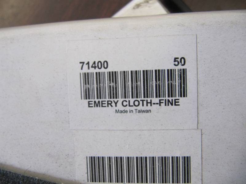 lot 635 image: 50 SHEETS OF IMPERIAL FINE EMORY CLOTH SANDING PAPER