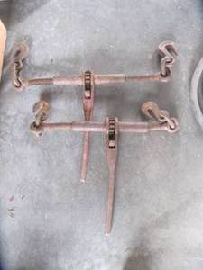 lot 3144 image: PAIR OF CHAIN RATCHET BINDERS