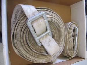 lot 3193 image: 2 USED 1 58 CARGO STRAPS