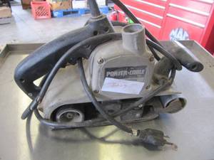 lot 3229 image: PORTER CABLE BELT SANDER - WORKS