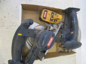 lot 3237 image: RYOBI SAWS AND BATTERY