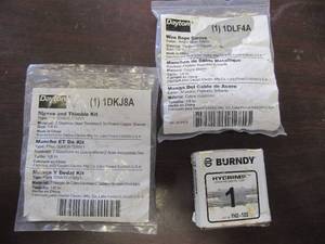 lot 3243 image: HYCRIMP COMPRESSION TAP,     SLEEVE & THIMBLE KIT,    25 18 WIRE ROPE SLEEVES