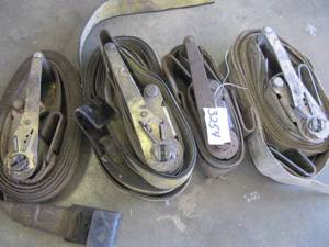 lot 3255 image: BOX OF CARGO  LOAD STRAPS