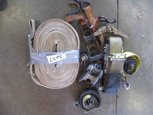 lot 3257 image: BOX OF CARGO  LOAD STRAPS