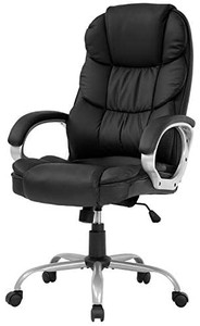 lot 44017 image: Ergonomic Office Chair Desk Chair Computer Chair with Lumbar Support Arms Executive Rolling Swivel PU Leather Task Chair for Women Adults, Black