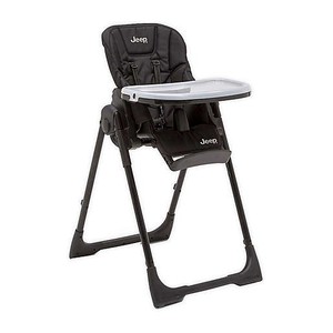 lot 44021 image: Jeep Classic Convertible High Chair in Midnight Black by Delta Children