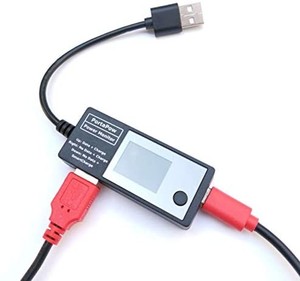 lot 44028 image: PortaPow 3rd Gen Triple USB  USB-C Power Monitor with Data Blocker