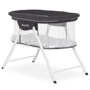 lot 44044 image: Dream On Me Poppy Traveler Portable Bassinet, Dark Grey