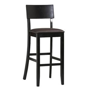 lot 44057 image: 29 Torino Contemporary Barstool HardwoodBlack - Linon