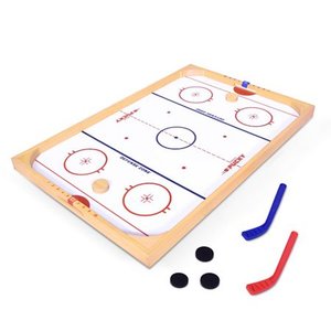 lot 44071 image: GoSports Ice Pucky Wooden Tabletop Hockey