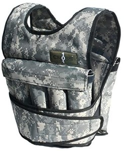 lot 44099 image: CROSS101 Adjustable Camouflage Weighted Vest Without Shoulder Pads