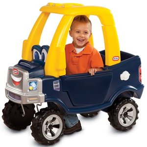 lot 44116 image: Little Tikes Cozy Truck Ride-On with Removable Floorboard