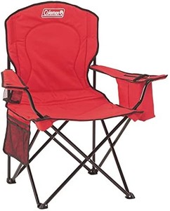 lot 44125 image: Coleman Camping Chair with Built-in 4 Can Cooler
